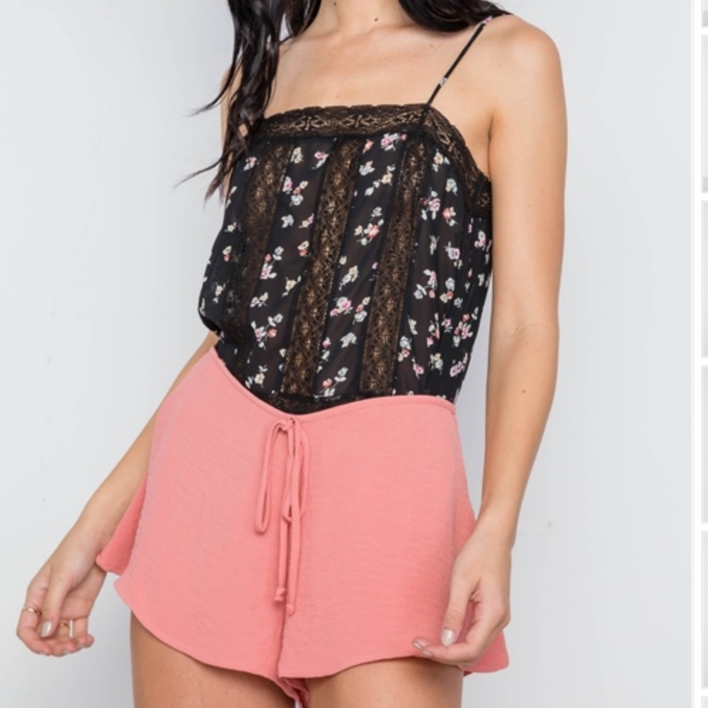 New Mauve Mid-Rise Shorts